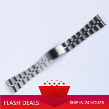 20mm Steel Bracelet Vintage watchband For Seiko 6138 0040 Bullhead Fishbone  picture