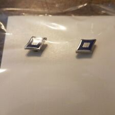 USAF US Air Force First Sergeant Diamond Insignia Pin Pair Rare Obsolete  picture