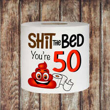 Novelty 50th Birthday Printed Toilet Roll You’re 50 picture