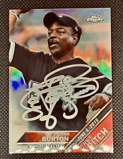 LEVAR BURTON Auto 2016 Topps Chrome First Pitch REFRACTOR ~ Chicago WHITE SOX picture