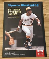 Willie Stargell, Pirates, 21 Topps Sports Illustrated Card #25, 8/2/1971 Issue picture