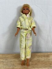 Vintage 1963 1967 Blonde Skipper Barbie Doll w/ Fleece Pajamas Made in Japan 9