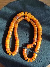 Old, Nice, Real, Antique, Natural Amber Stone Necklace / Chain Collection piece picture