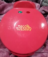 Nostalgia Taco Tuesday Baked Tortilla Bowl Maker Uses 8