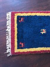vintage hand knotted wool rug picture