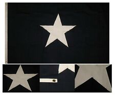 COTTON BONNIE BLUE FLAG - SEWN STAR - 3X5 - CIVIL WAR - DIXIE picture