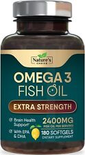 Omega 3 Fish Oil with EPA & DHA Triple Strength 2400mg Softgels picture