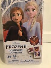 Disney Frozen 2- Dominoes in Storage Tin by Cardinal Games  28 Pcs Set picture