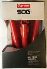 Supreme SOG Collapsible Foldable Shovel - Red SUPREME picture