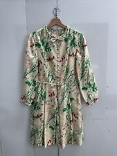 Vintage 60s 70s Gloria Sachs Floral A Line Dress Small picture