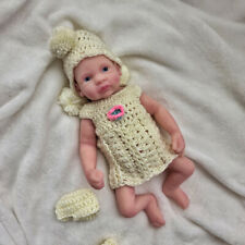 COSDOLL 10'' Preemie baby doll Full Solid Platinum Silicone Reborn Baby Dolls picture