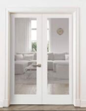 60”x80” Solid Wood And Glass French Doors picture