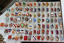 Collection of  96 Authentic US Army Clutchback Pin’s. picture