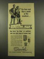 1956 Servel Air Conditioner Ad - Week at the Seashore picture