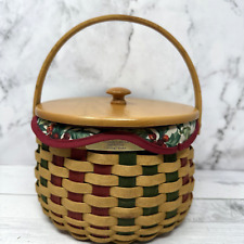 Longaberger 2003 Christmas Caroling Basket Combo With Lid picture