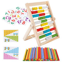Abacus for Kids Math Wooden Abacus Counting Toy Abacus with Multi Color cosy picture