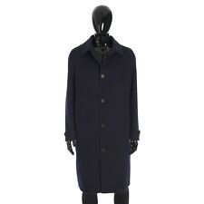 LORO PIANA 6895$ Navy Blue Long Coat - Bigli, Double Faced Cashmere picture