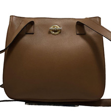 Vintage Old CELINE Leather Shoulder Bag Metal fittings Brown for Present JAPAN picture