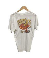 Vintage 70s Bowling Green Groovy Caterpillar Mushroom T-Shirt Thrashed picture