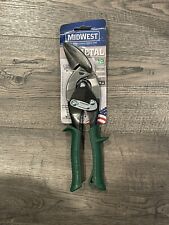 New Midwest Right Cutting Offset Aviation Snip 18 Gauge CR Steel MWT-6510R picture