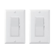 [2-Pack] Dimmer Light Switch- Single Pole or 3-Way for LED /Incandescent/ CFL picture