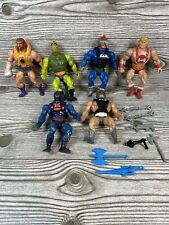 6 Vintage He-Man MOTU Figures  Weapons Lot - Played Condition picture