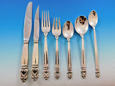 Royal Danish by International Sterling Silver Flatware Set for 8 Service 56 pcs picture