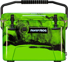 Frosted Frog Camo 20 Quart Ice Chest Heavy Duty High Performance Roto-Molded Com picture