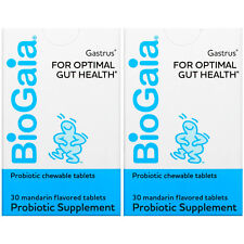 BioGaia, Gastrus, (2 Pack) For GI Tract, Mandarin Flavored, 30 Chewable Tablets picture