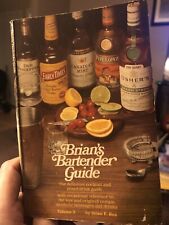 Brian’s Bartender Guide Volume 2 Copyright 1978 Rare & Collectible picture