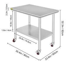 Stainless Steel Work Table 24x36in Commercial Kitchen Equipment Food Prep Table picture