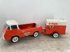 Vintage Nylint Ford Econoline Truck Van Trailer Orange U Haul Rental Retro Toy picture