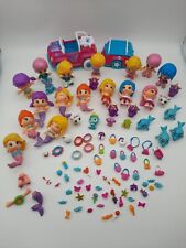 PinyPon Famosa Lot of 16 Dolls Wigs Mermaids Pets 60+ Accessories Car & Cart picture