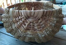 New with Tag Hand Woven Palmer Alaska Ribbed Potato Basket by Local Artist  picture