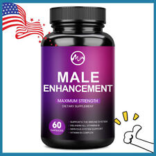 Best Male Enhancement Capsules,enlarger, Bigger,Longer,Growth,Thicker- 60 Pills picture