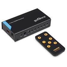 gofanco 5-Port HDMI Switcher 5x1 with IR Remote, Up to UHD 4K@30Hz - Switcher5P picture