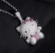 Hello Kitty  Chain Necklace, Hello Kitty Pendant with Sparkling Cubic Zirconia picture