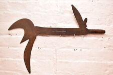ATQ CONGO old STEEL African knife Prestige Sword Throwing Weapon Ngulu Ngombe- picture