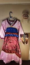 Disney Store Mulan Dress costume Princess  S 5/6  set with shoes Tiara Crown New picture