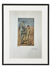 Pablo Picasso Original Signed Print 1905 boy Leading a Horse Hand-Tipped Vintage picture
