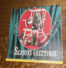 1968 Thrifty Wallgreen Drugs Seasons Greeting Calendar Advertising Owatonna MN picture