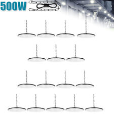 16Pack 500W UFO LED High Bay Light Shop Lights Industrial Factory Warehouse Lamp picture