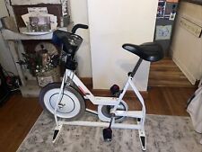 Vintage 1980 Schwinn Bio-Dyne Stationary White Exercise Bike Excellent Condition picture