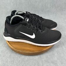 Nike Free RN 2018 Shoes Mens Size 10.5 Black Sneakers Running Athletic Gym Train picture