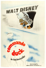 Commando Duck - Donald Duck - WW2 - 1944 - Walt Disney Cartoon - Movie Poster picture