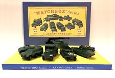 Lesney Matchbox G5 Army Gift Set Display Stand & Models with boxes. Read Details picture