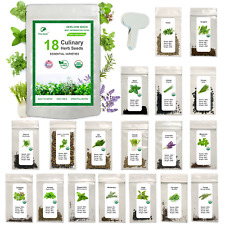 Herb Seeds Variety Pack | 18 Essential Culinary Varieties | 7000+ Heirloom Seeds picture