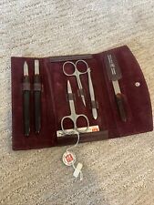 Zwilling JA Henckles Beauty Classic 6-pc Manicure Set with Brown Leather Case picture