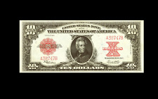 Reproduction Rare 1923 $10 dollar red seal USA America Banknote UNC picture
