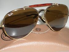 VINTAGE B&L RAY-BAN B15 UV COLOR CONTRAST TECH TORTUGA OUTDOORSMAN II SUNGLASSES picture